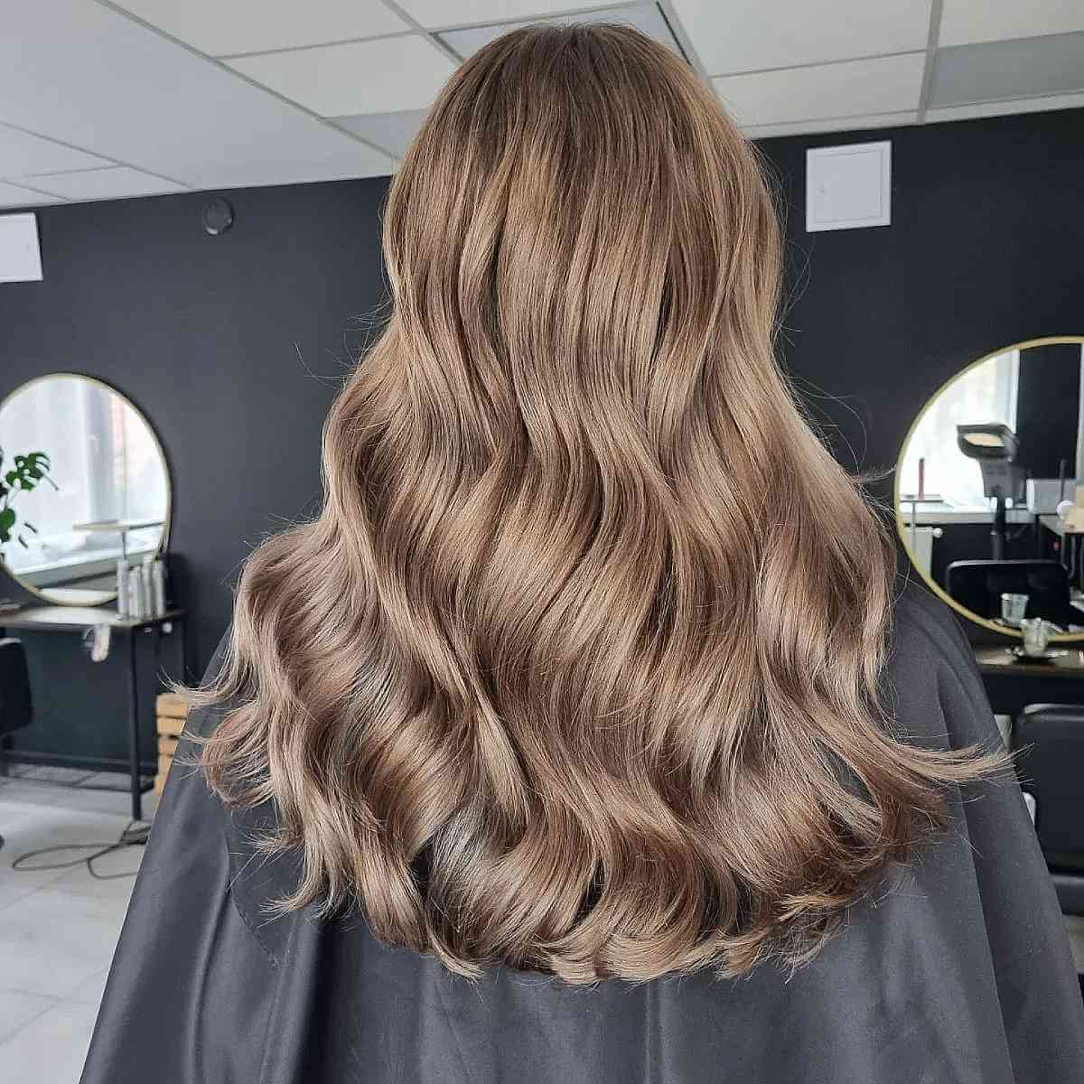 Mushroom Blonde with Natural Highlights