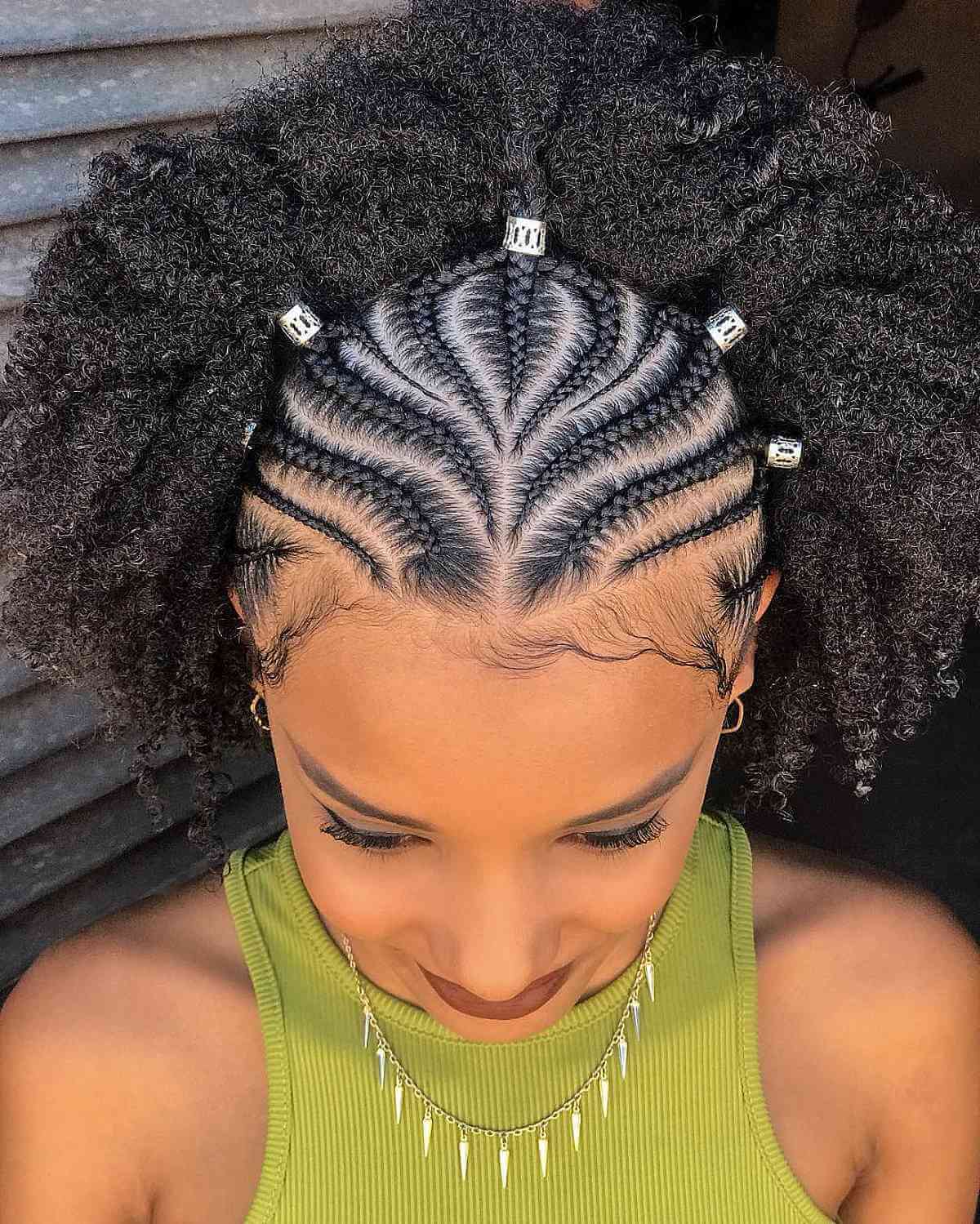 Natural Texture Fulani Braids