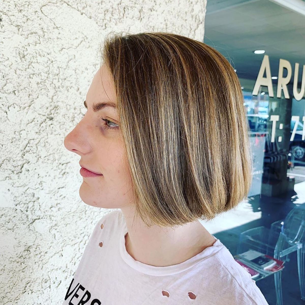 Neck-Length Bob Style for Fine-Haired Women