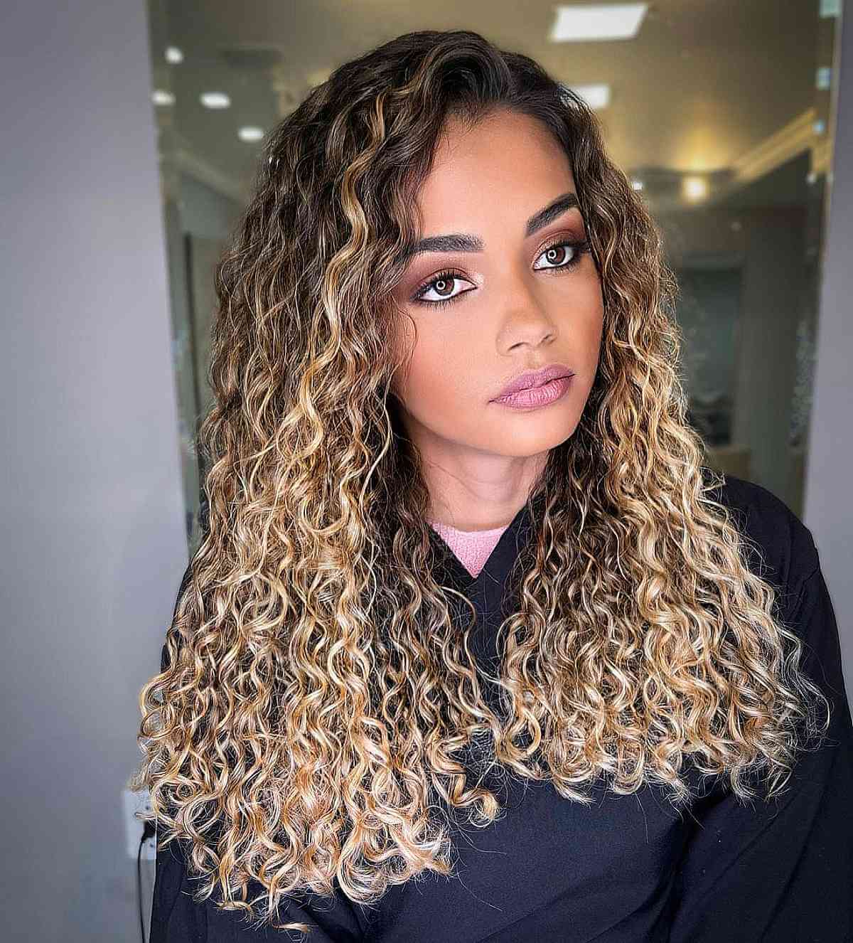 Ombre on Long Curls