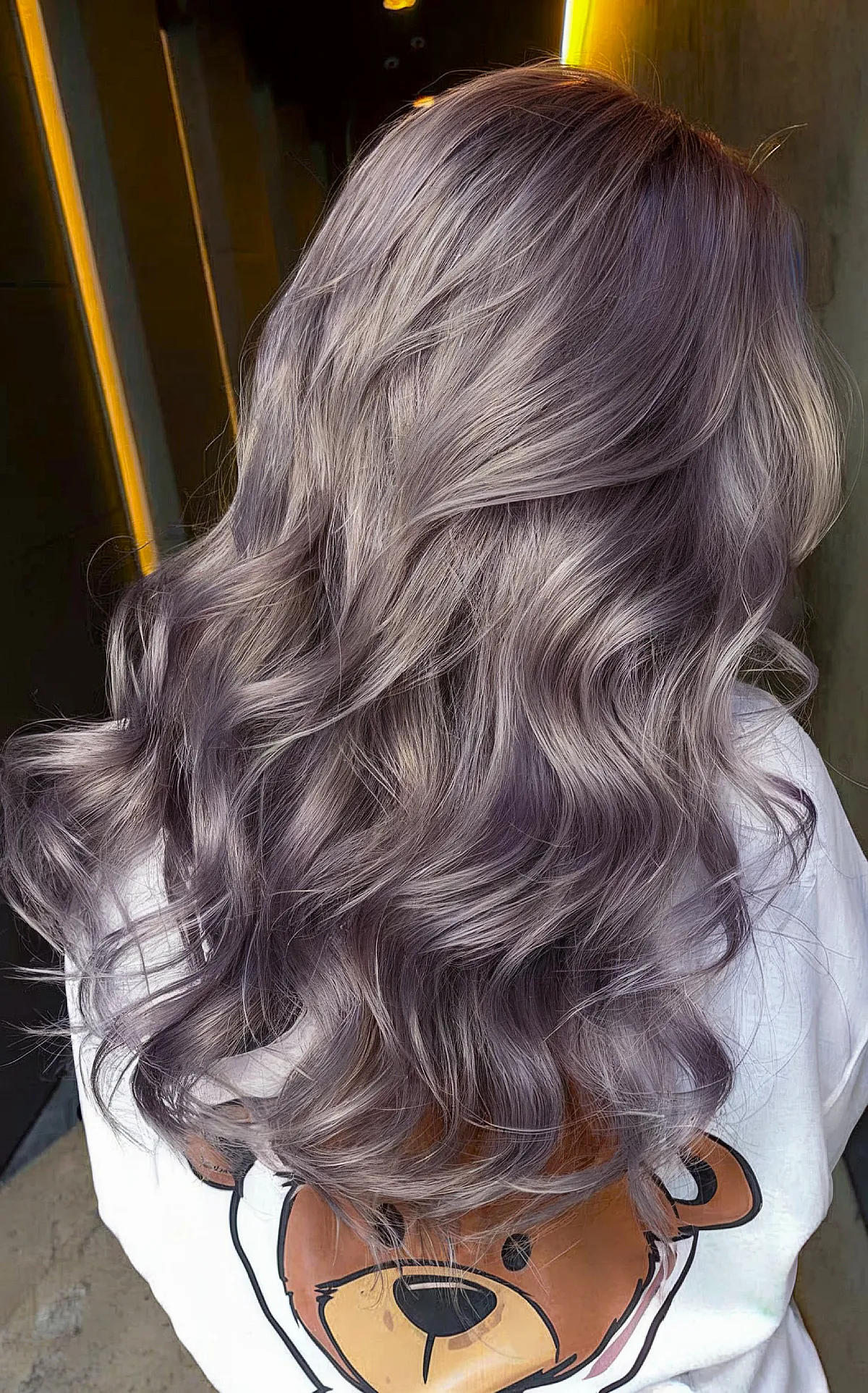 Pale Lavender Ash Winter Hair Color