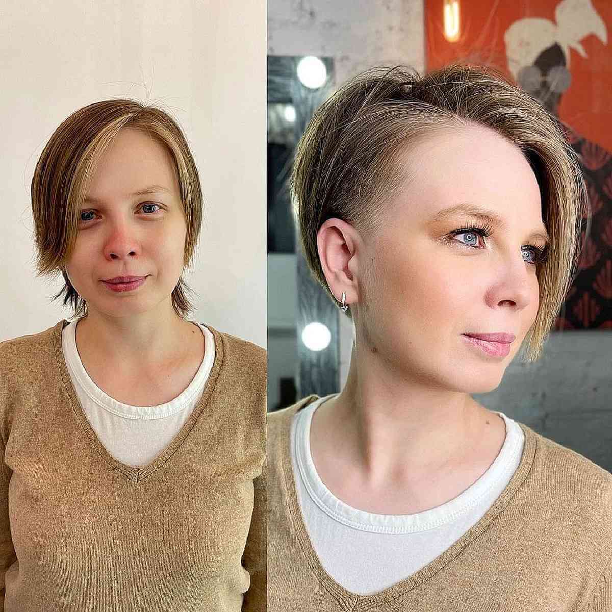 Pixie Undercut for Sleek Hair