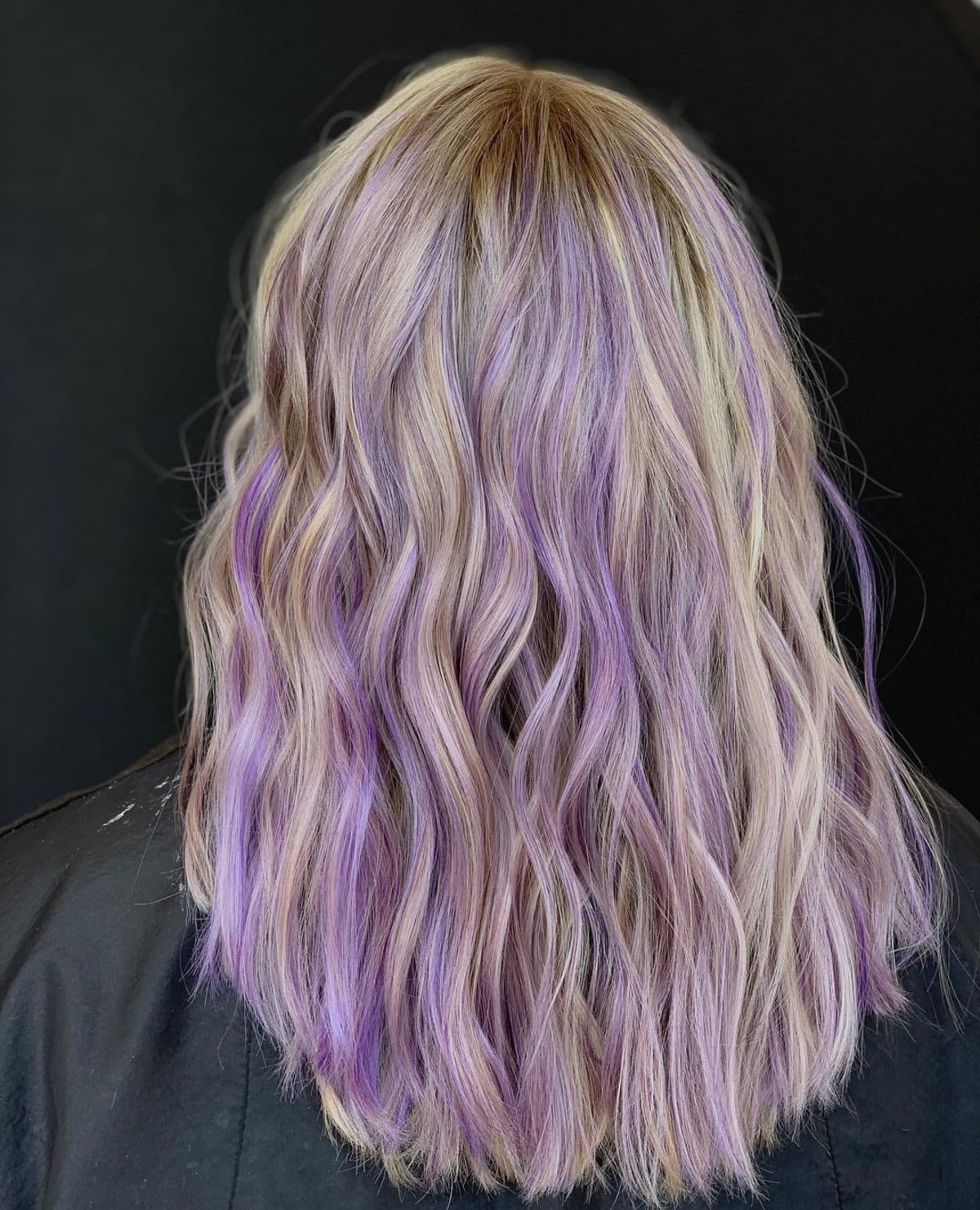 Purple highlights