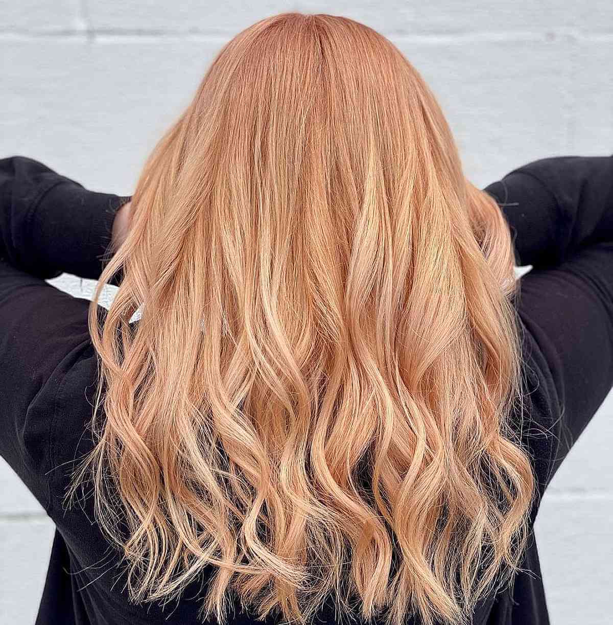 Light Radiant Strawberry Blonde Hair