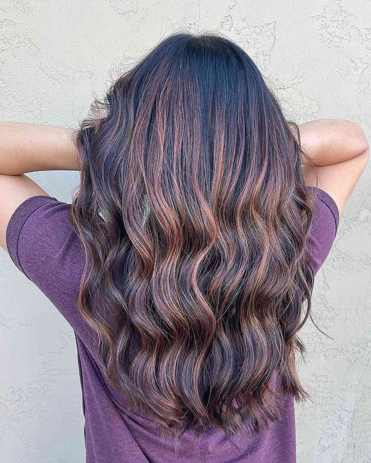 Refined Auburn Partial Balayage