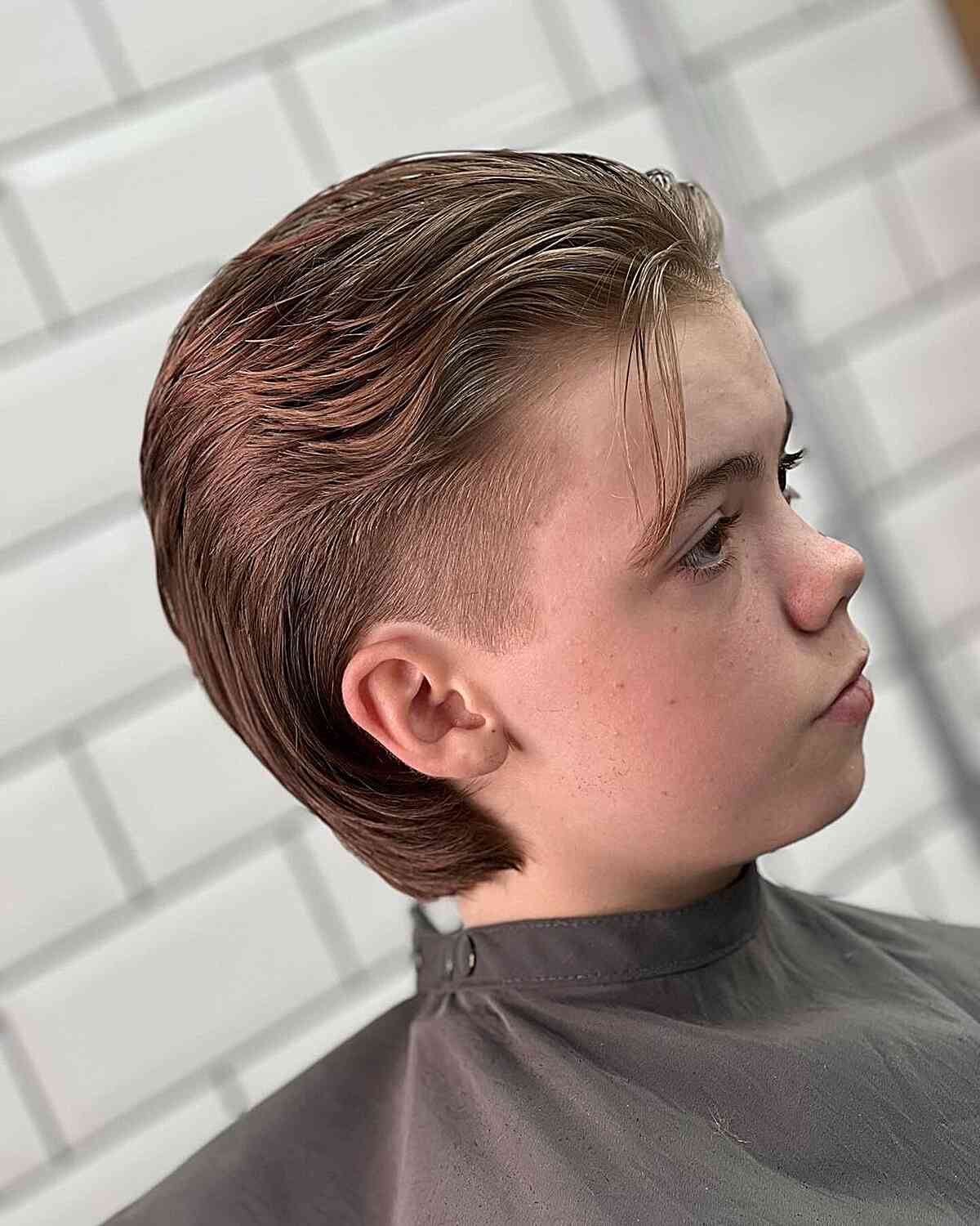 Refined Mullet Haircut for Boys
