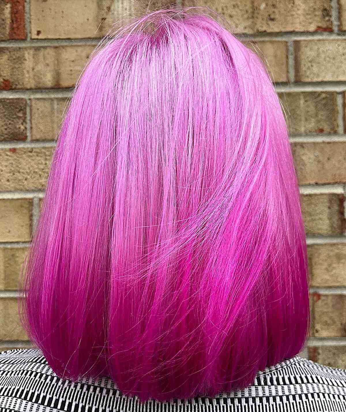 Reverse Ombre in Shades of Pink