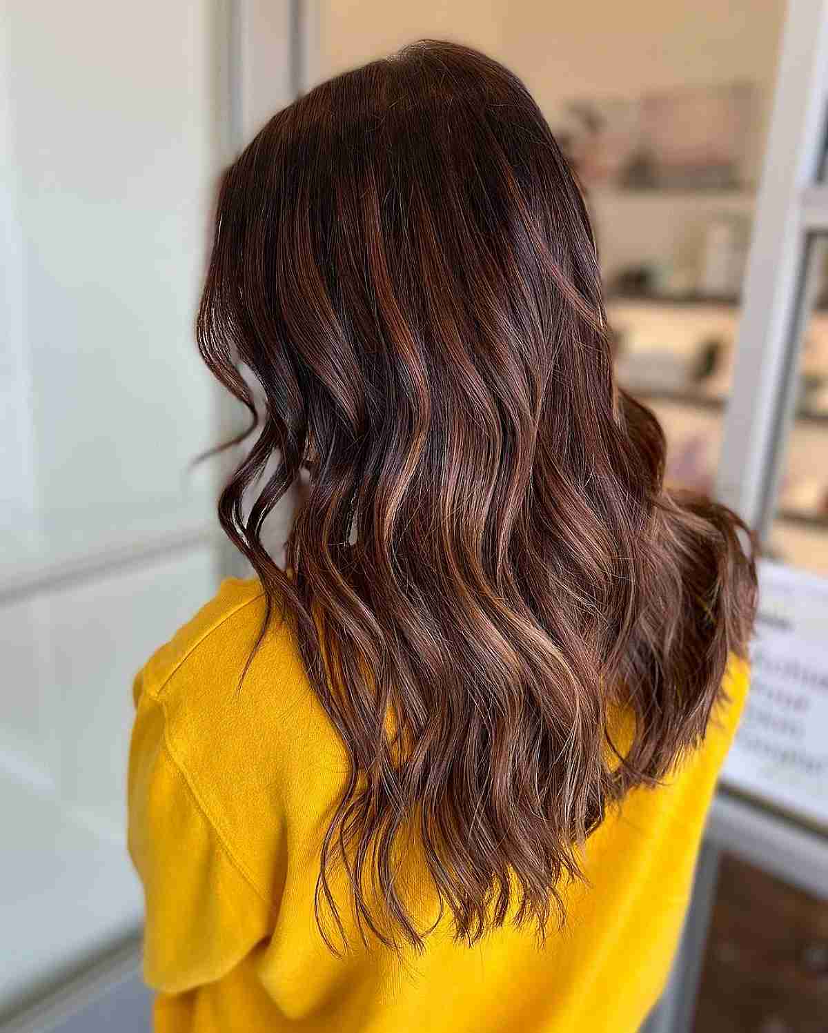 Rich Blended Auburn Brown Hair