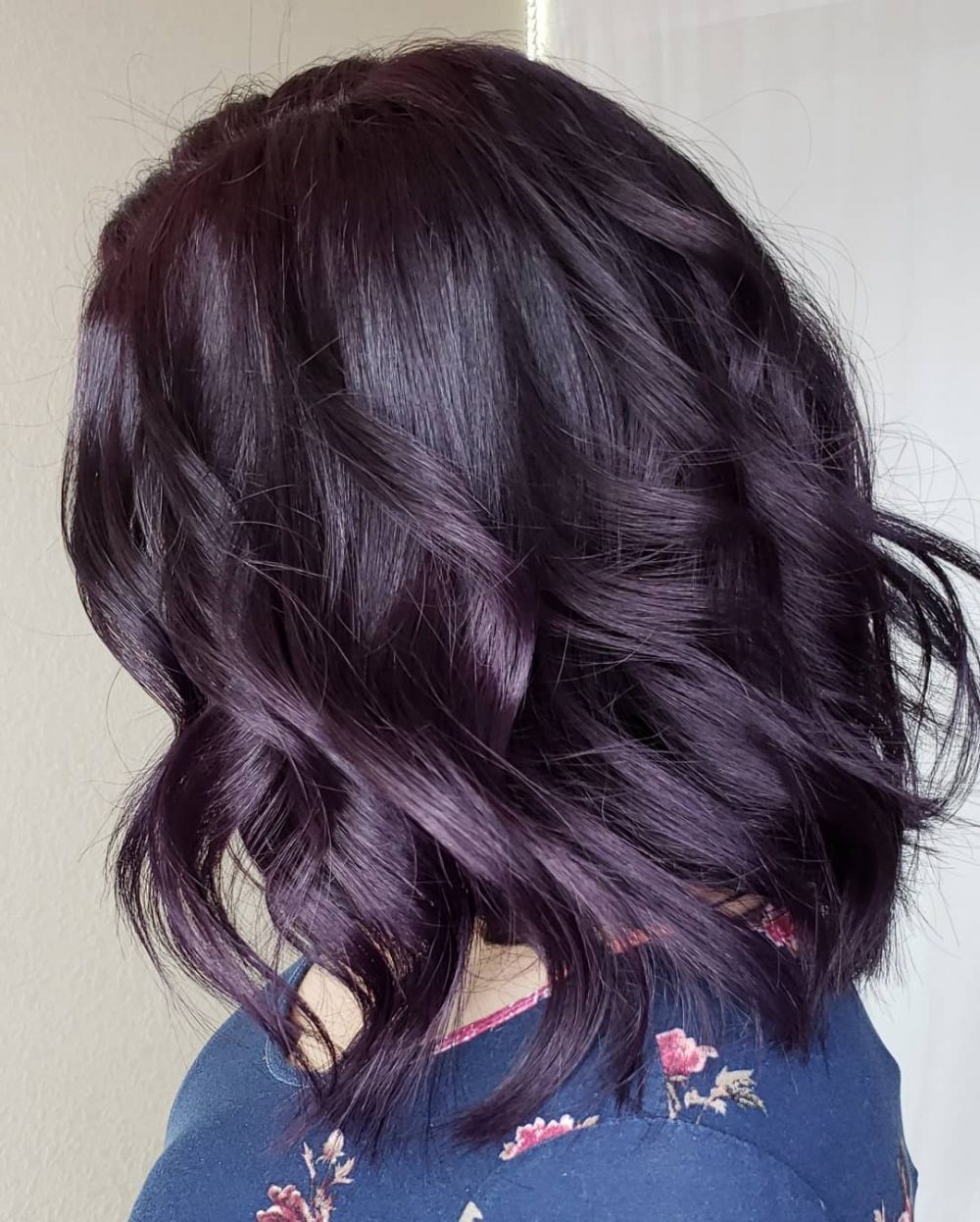 Rich Plum Hair Shade