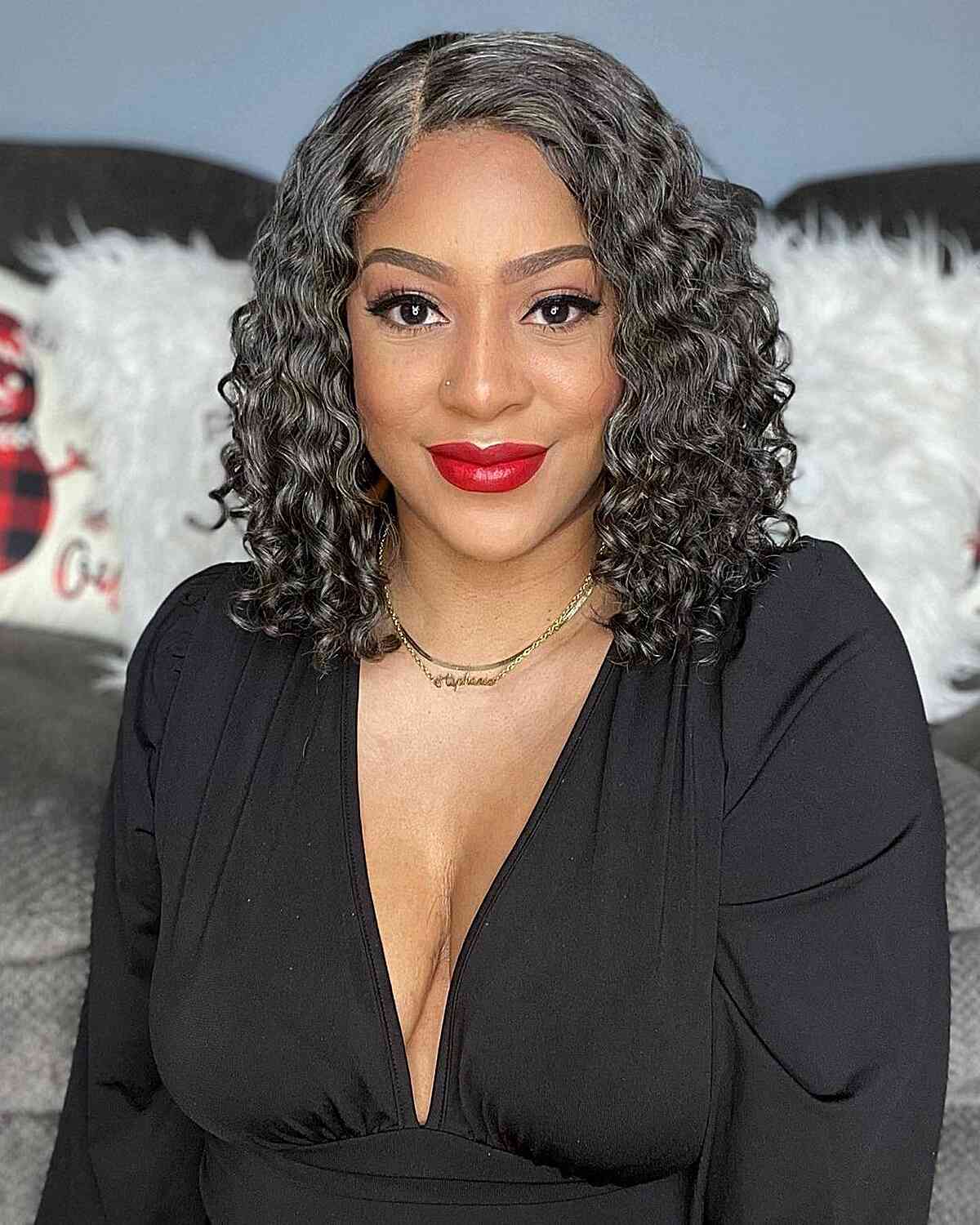 Sew-in Bob for Mid-Length Hair