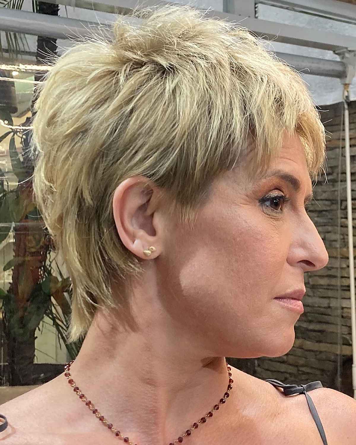 Short Layered Pixie Cut