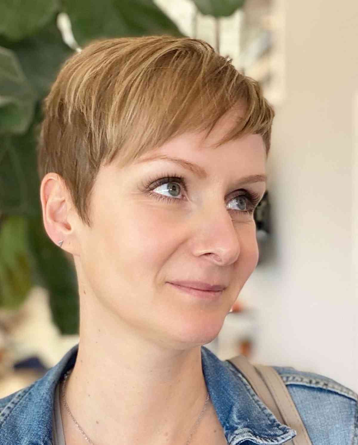 Short Light Brown Tresses