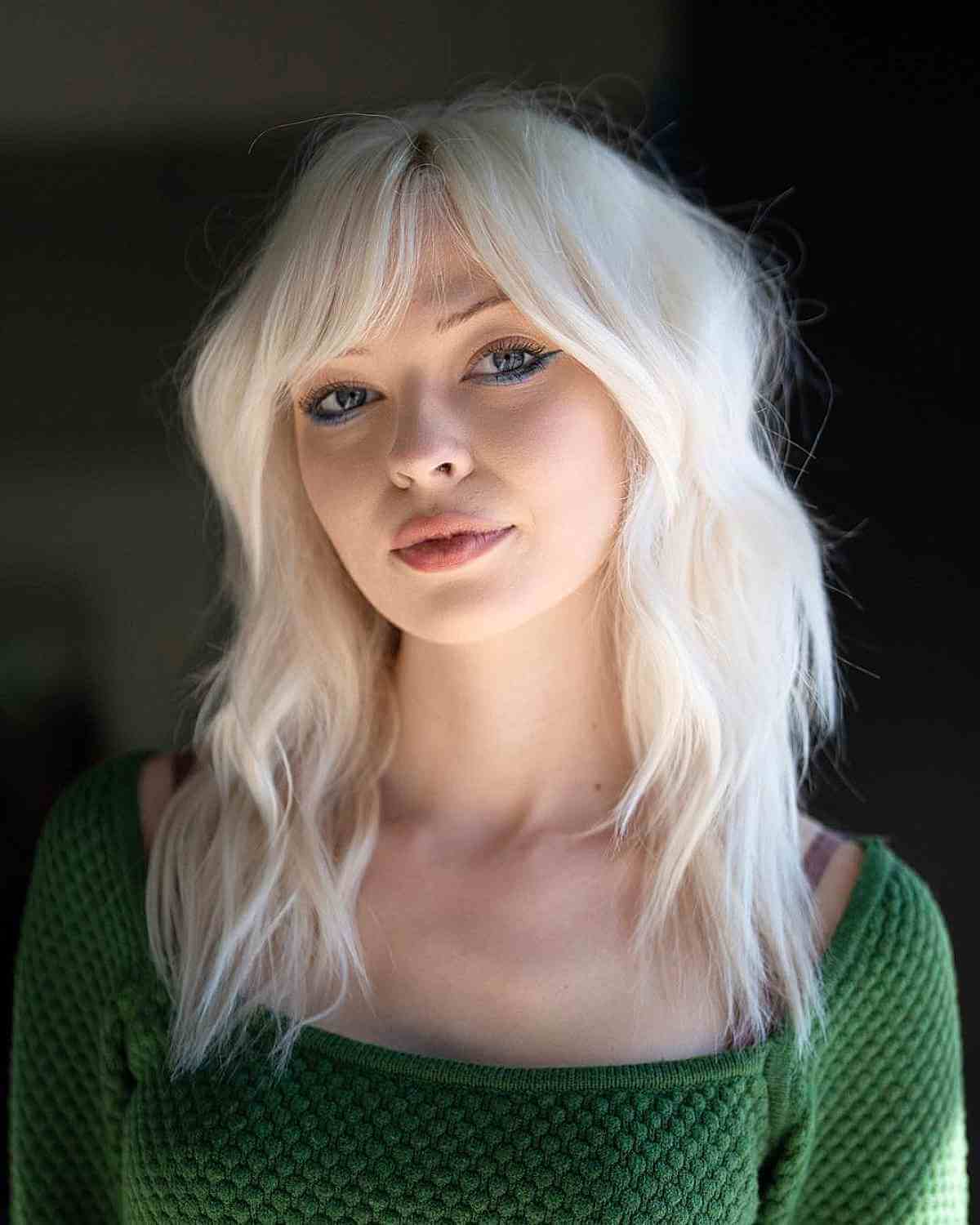 Side Bangs that Frame the Face