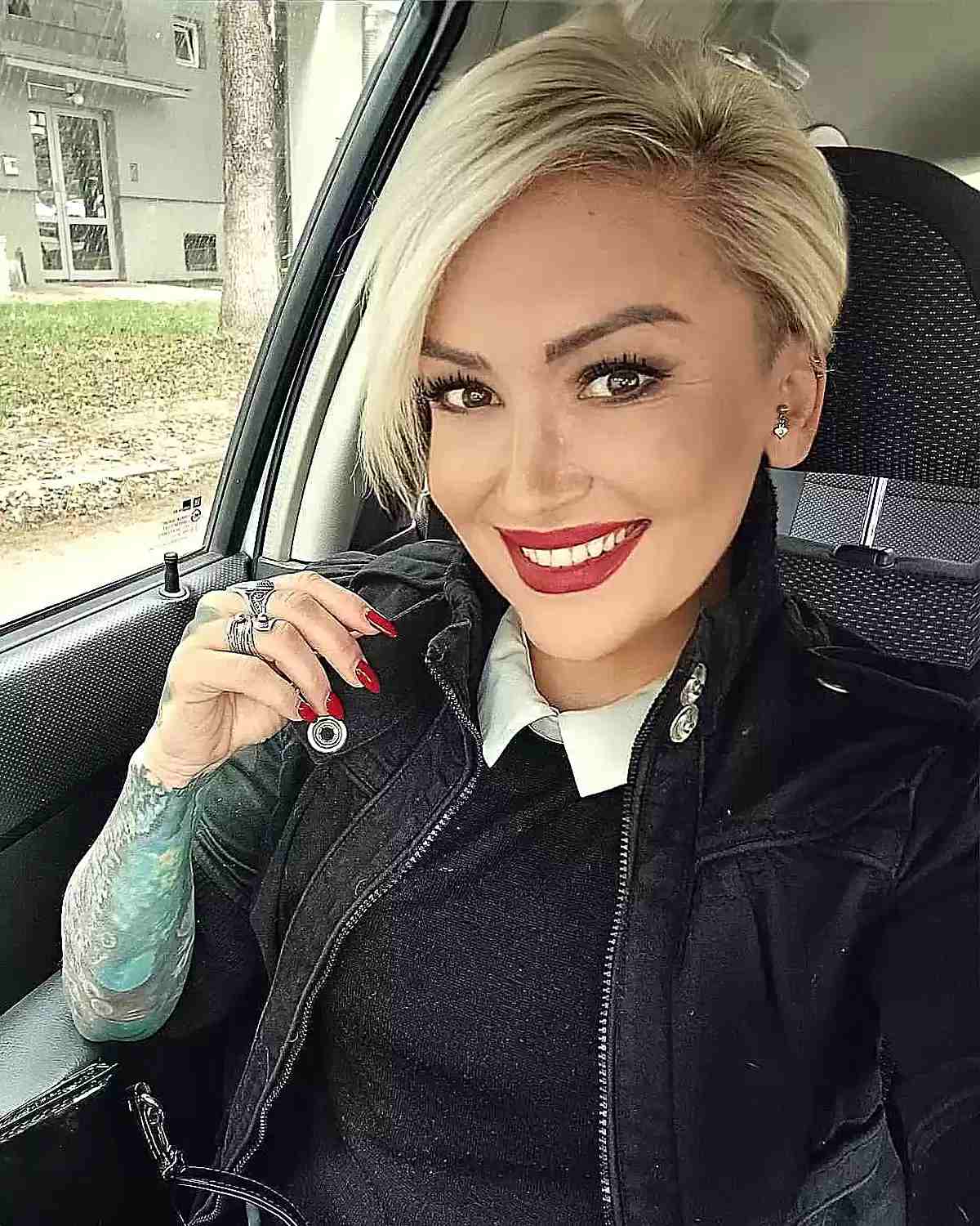 Side-Parted Pixie Cut for Fine Hair