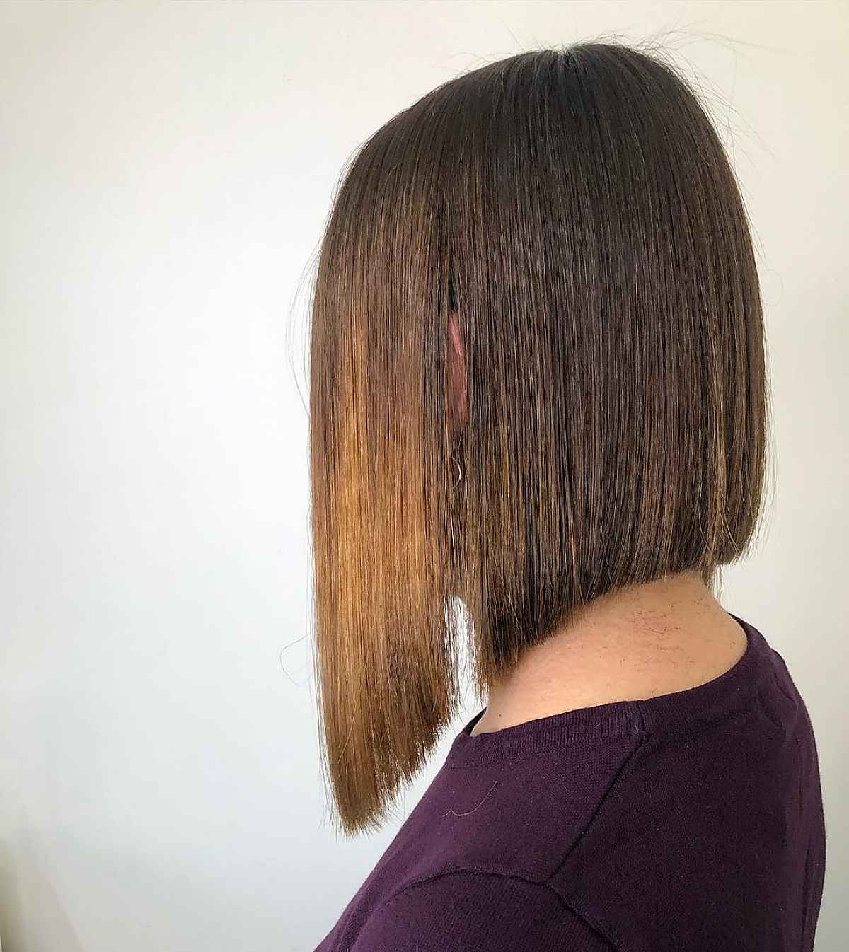 sleek and stylish inverted bob hairstyle