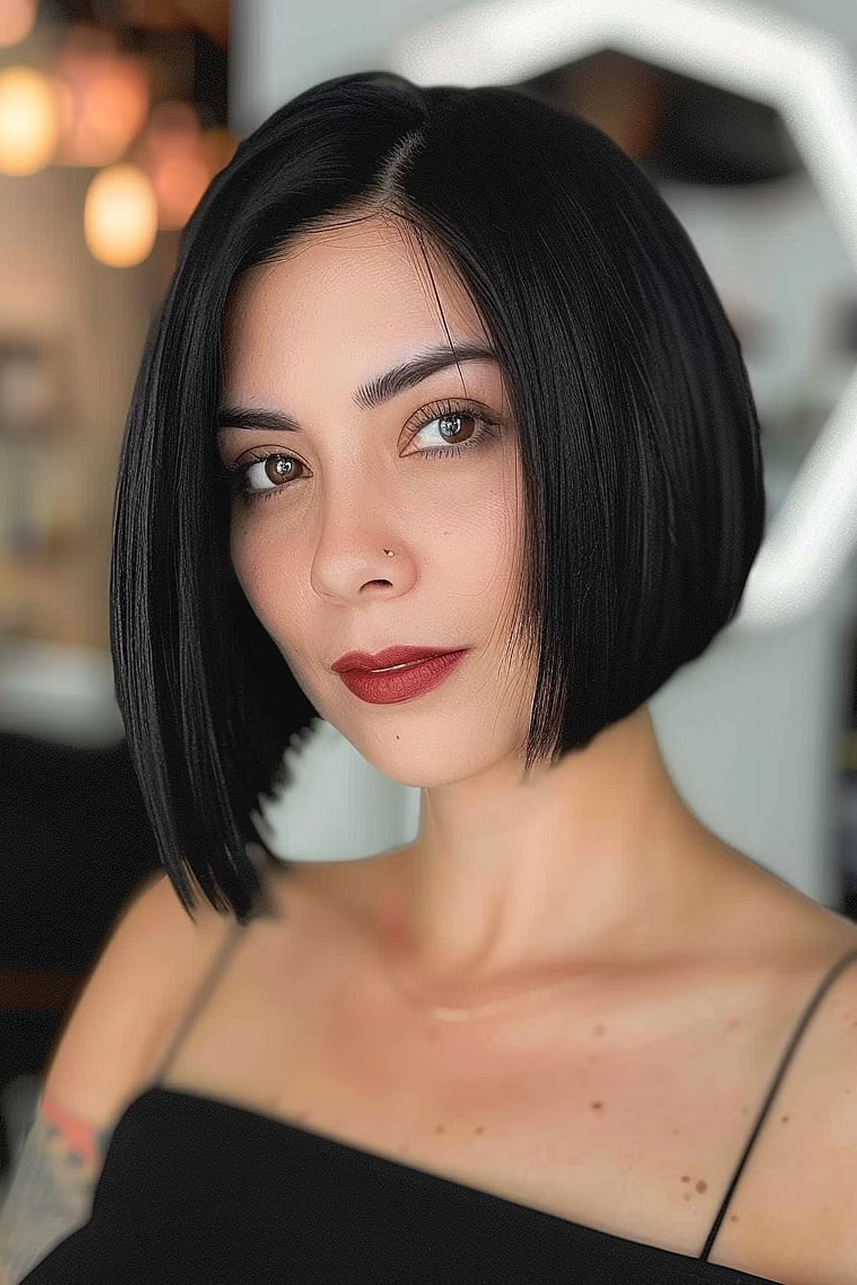 Sleek Asymmetrical Haircut