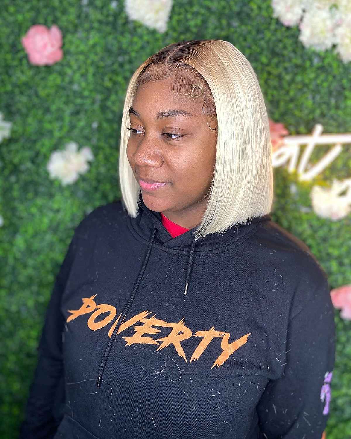 Sleek Blunt Bob for Women of Color
