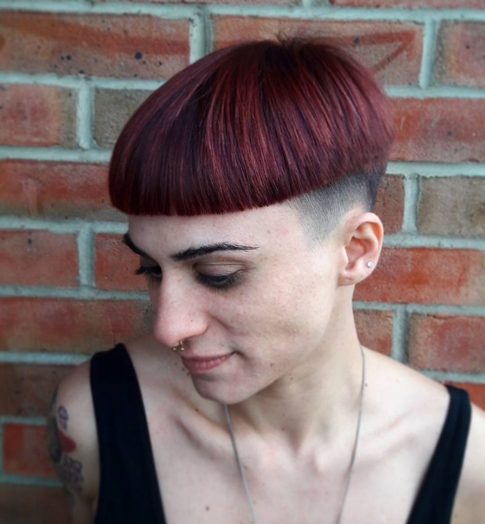 Sleek Contemporary Bowl Haircut hairstyle