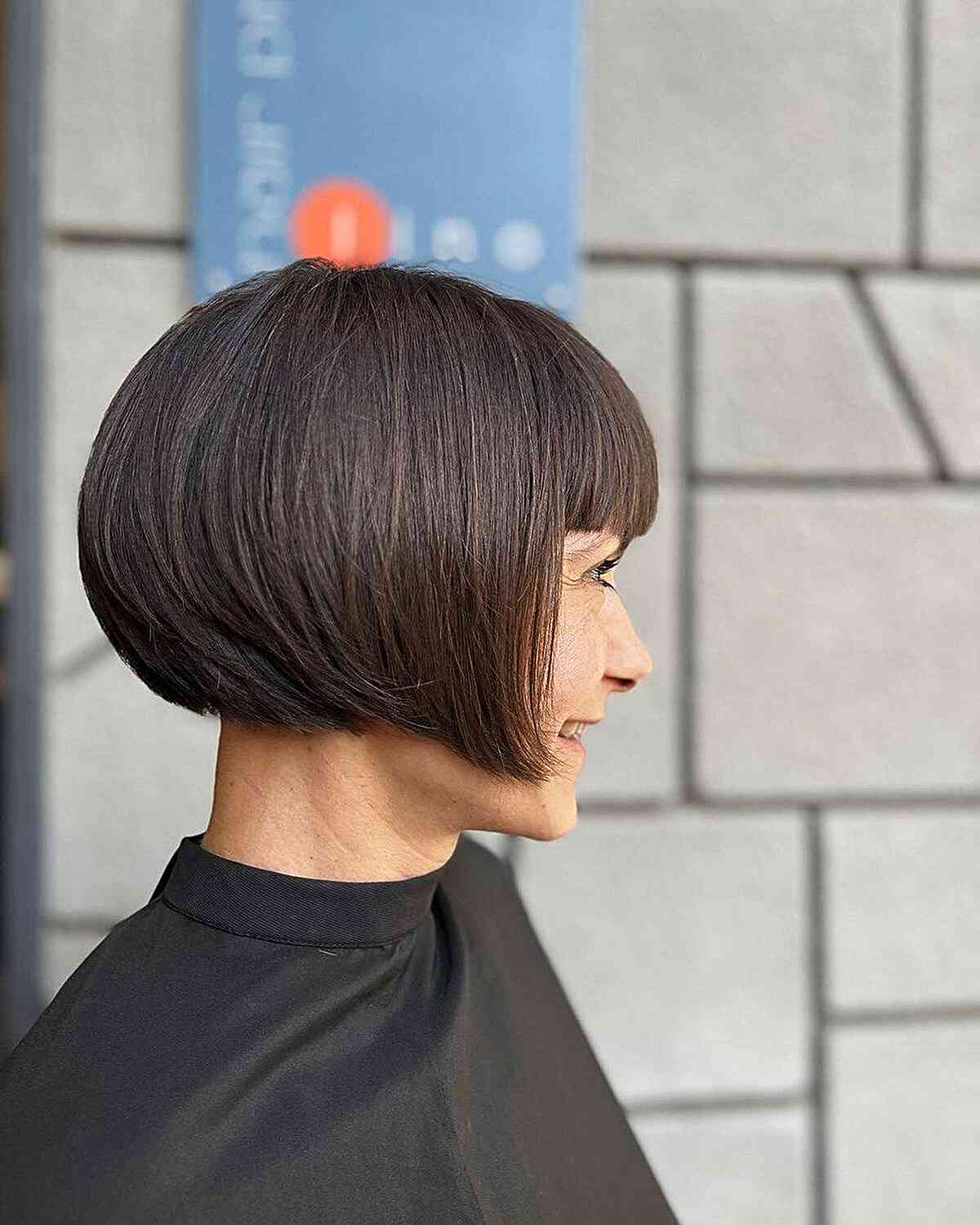 Sleek Jaw-Length Bob for Luxurious Hair