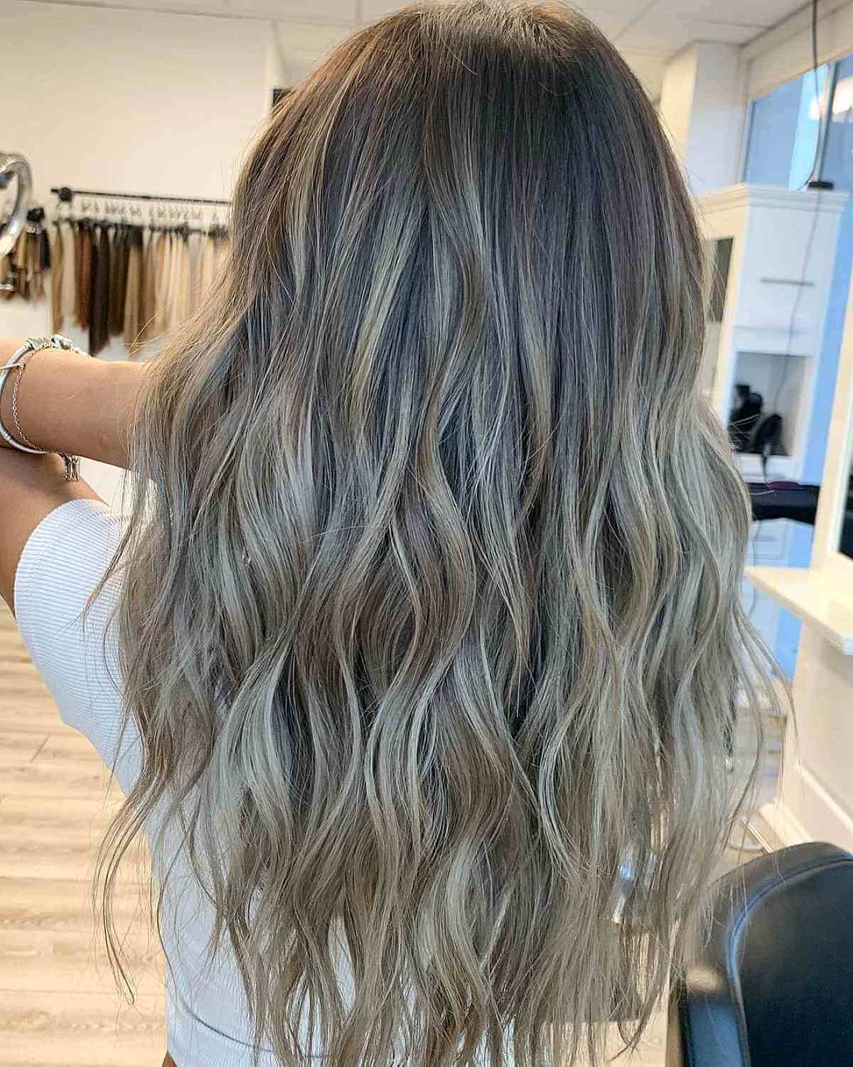 Soft Ash Blonde Balayage