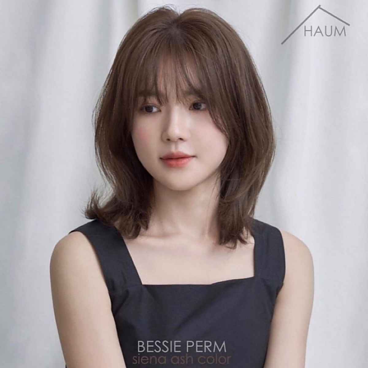Soft Fringe for Medium Layered Hairstyles