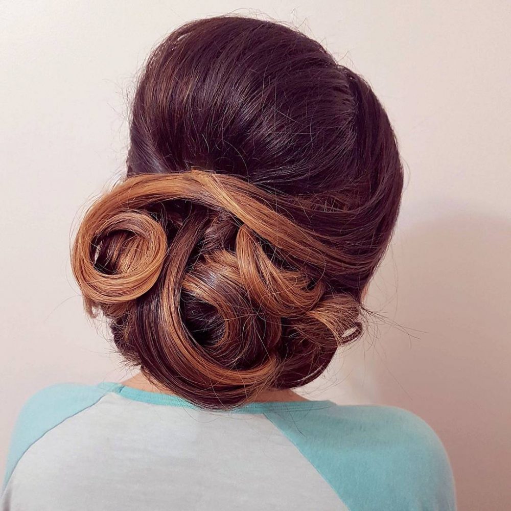 Sophisticated and Stylish Updo hairstyle