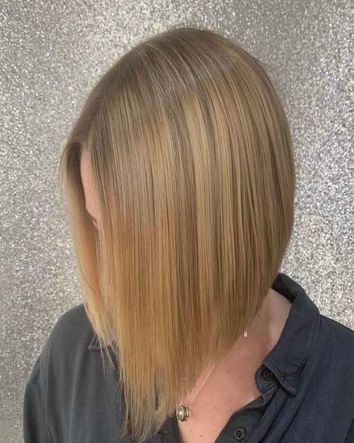 Sophisticated Graduated Bob for Thinner Hair