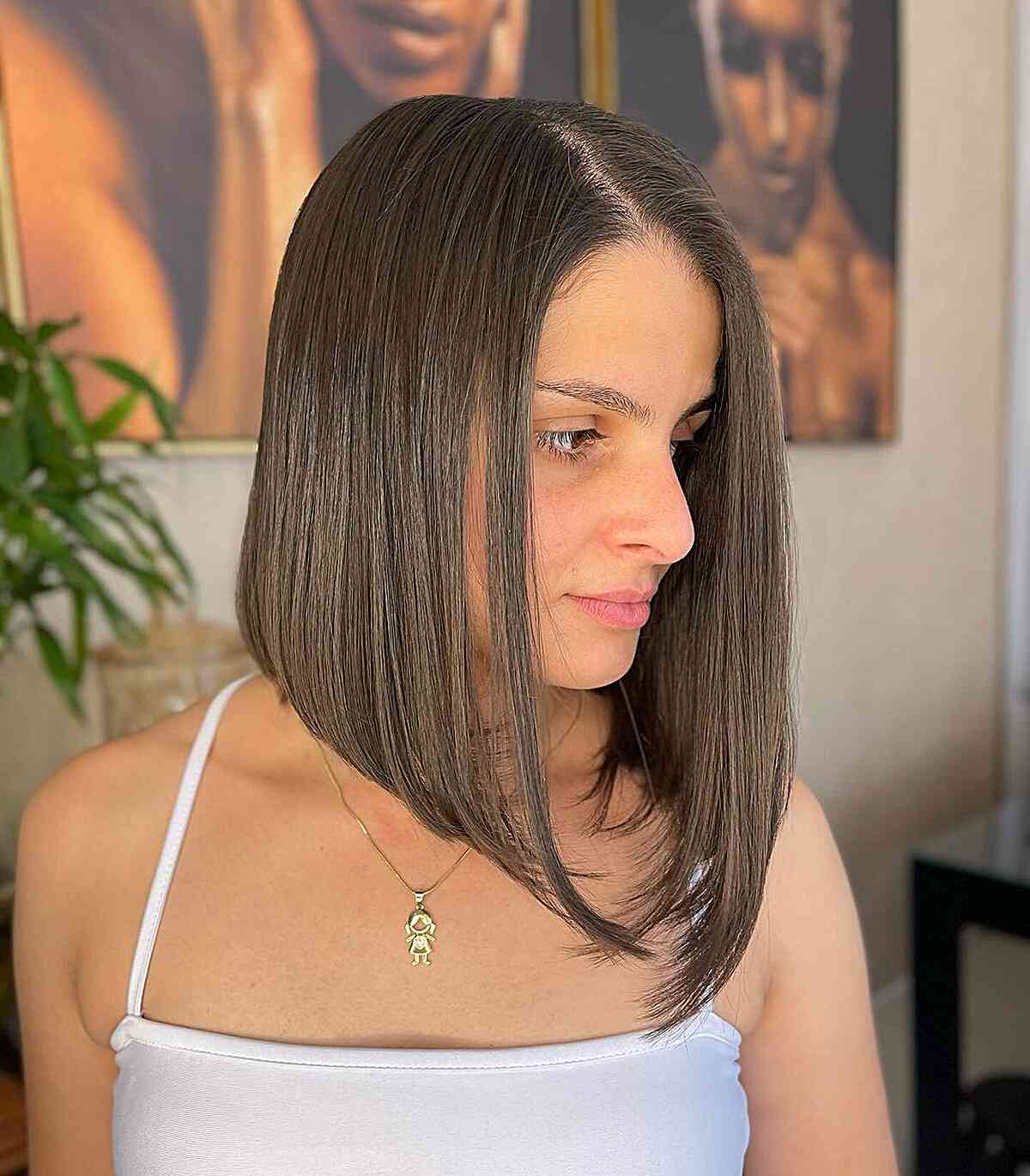 Straight Lob with Layered Finish
