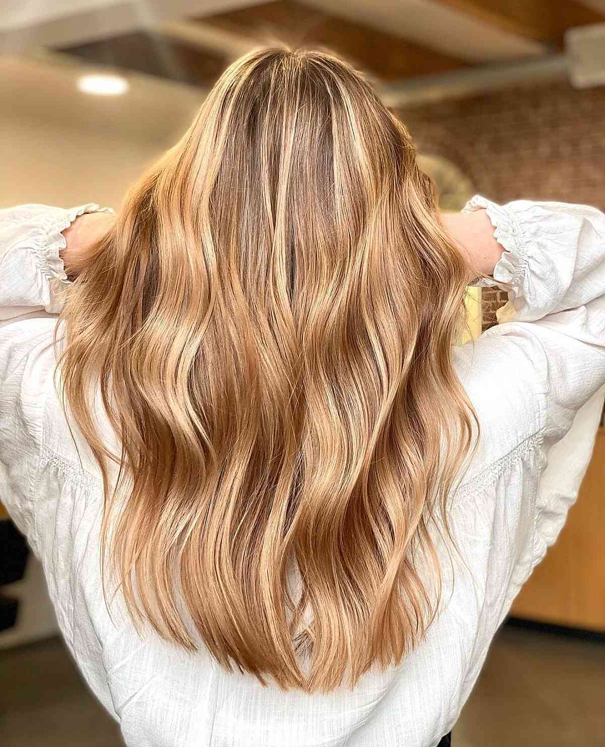 Strawberry and Caramel Blend Balayage