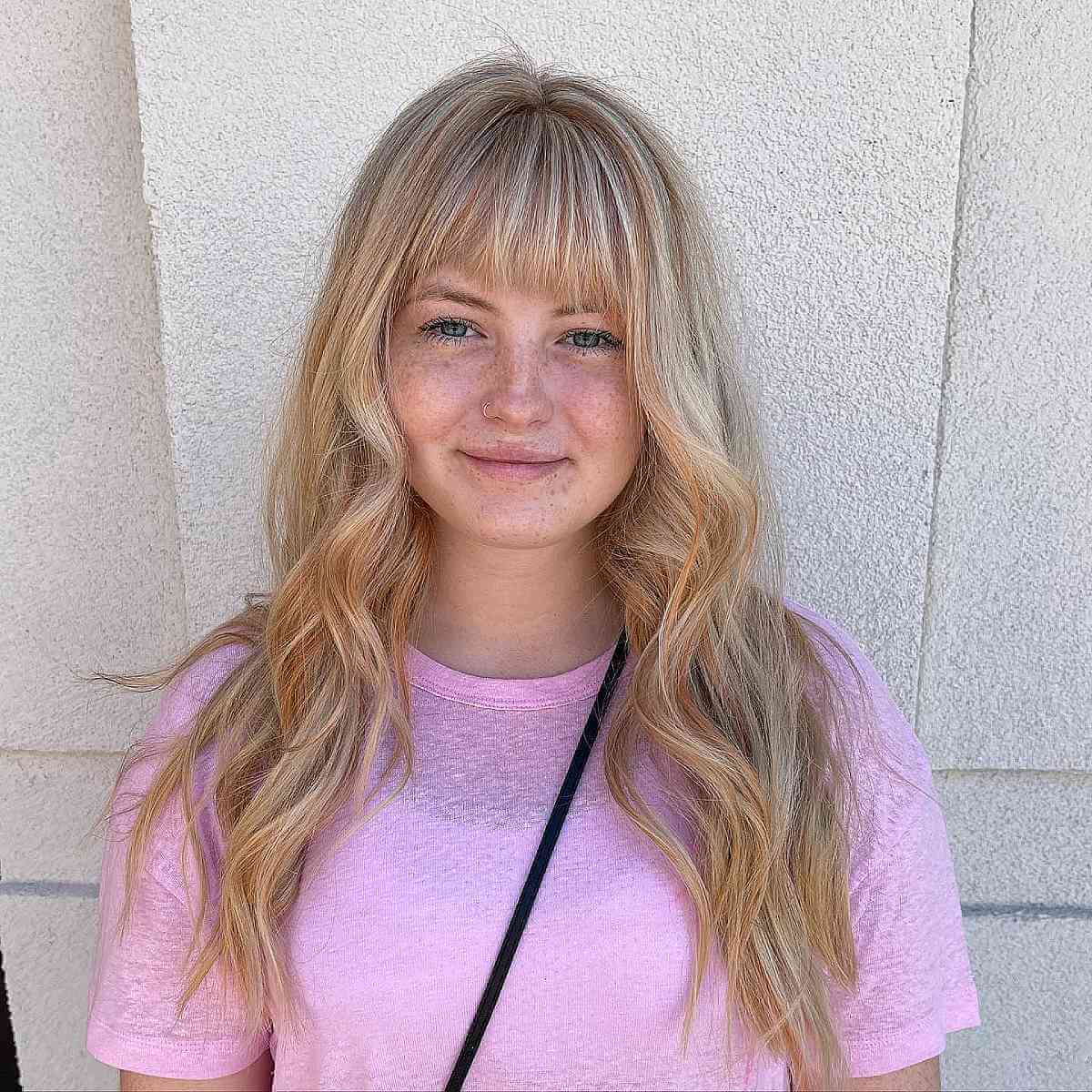 Strawberry and Platinum Blonde Highlights