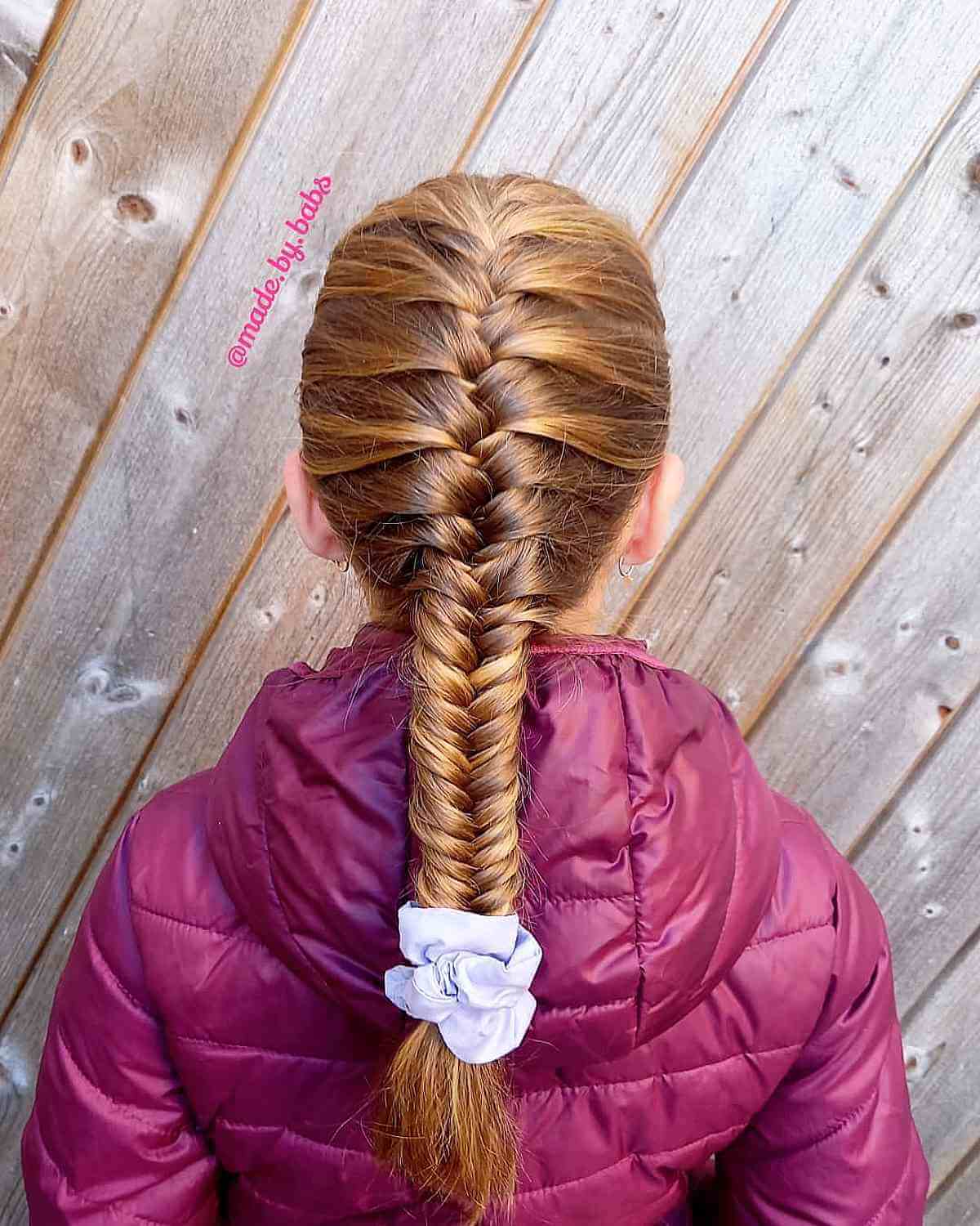 Stunning Fishtail Braid for Long Locks