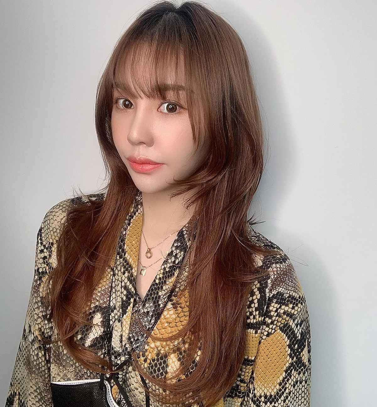 Stunning Hime Style with Delicate Bangs