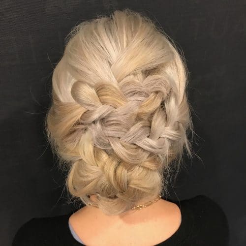 Stunning Multi Braided Updo