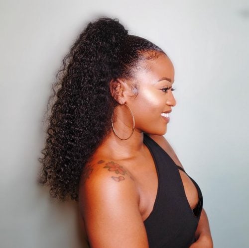 Stunning Naturally Curly Down Hairstyle