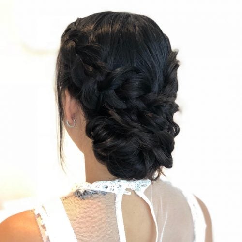 Stunning Braided Updo for Black Hair