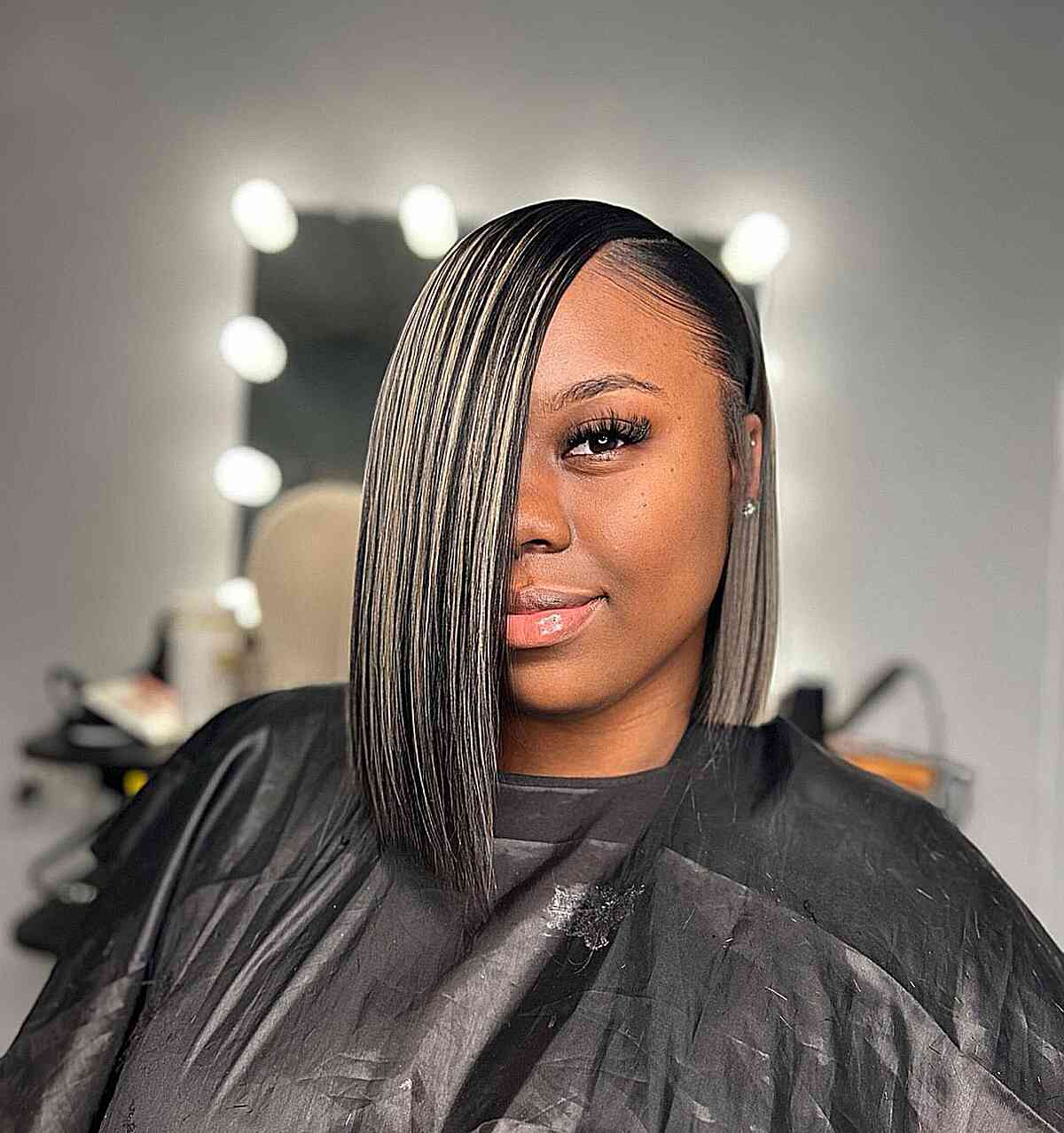 Stylish Black Bob Hair Weave