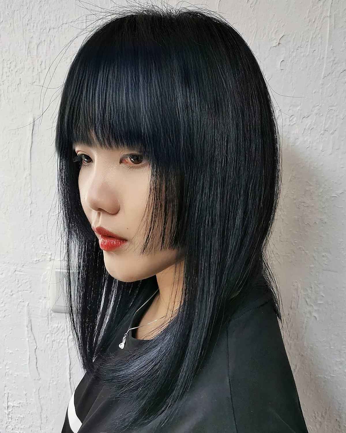 Stylish Face-Framing Hime Cut