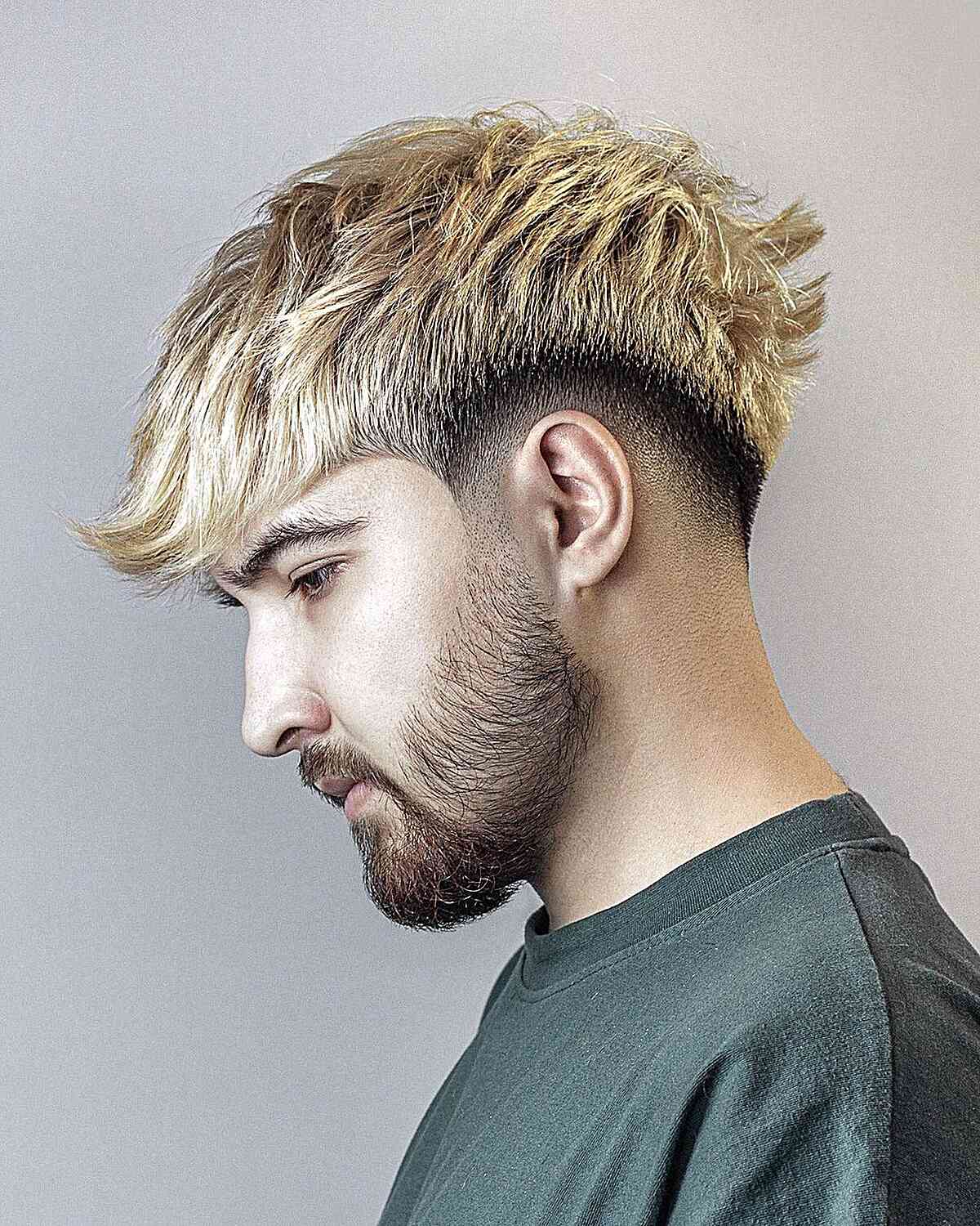 Stylish Fade and Beard Fade for Men with Thick Hair