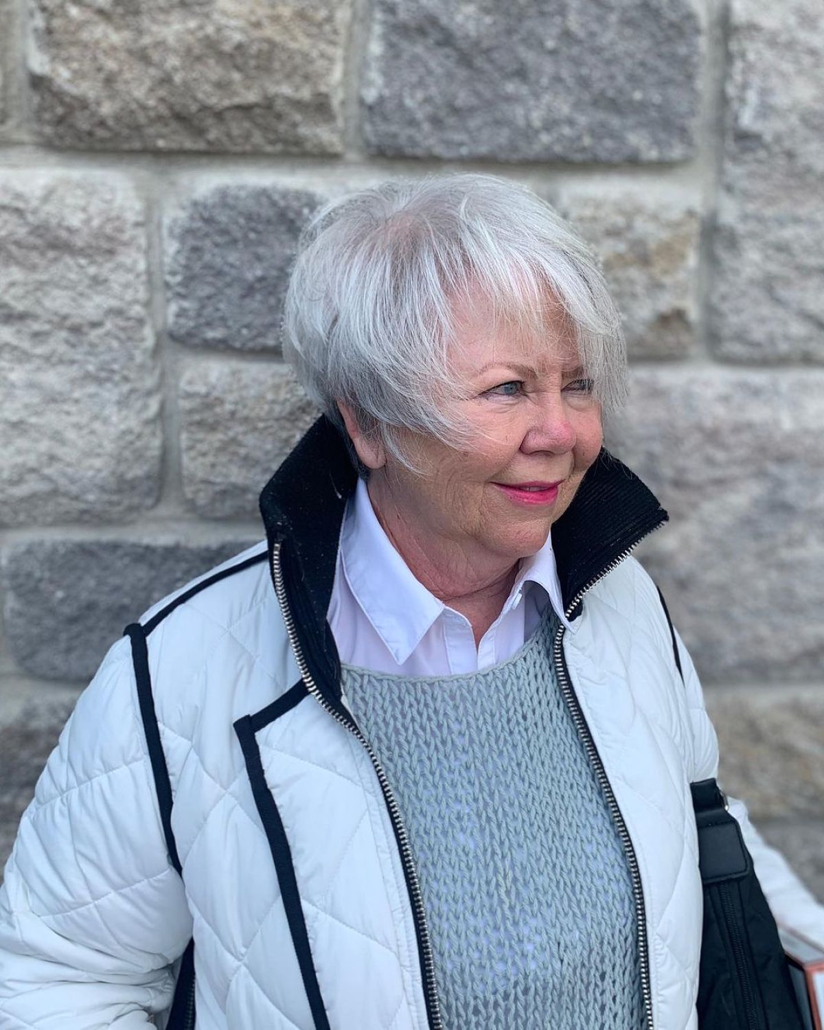 Stylish Feathered Pixie for Women Over 60 with Fine Hair