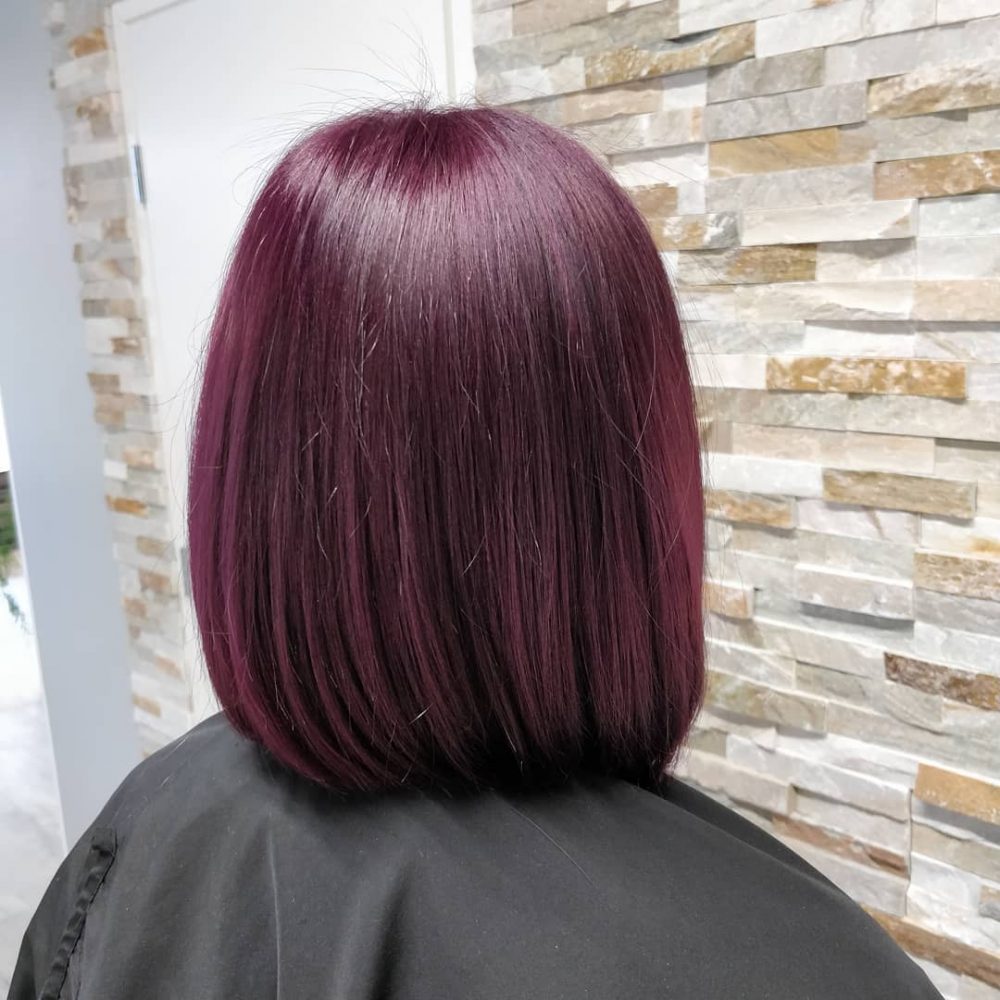 Stylish Light Plum Hair Shade