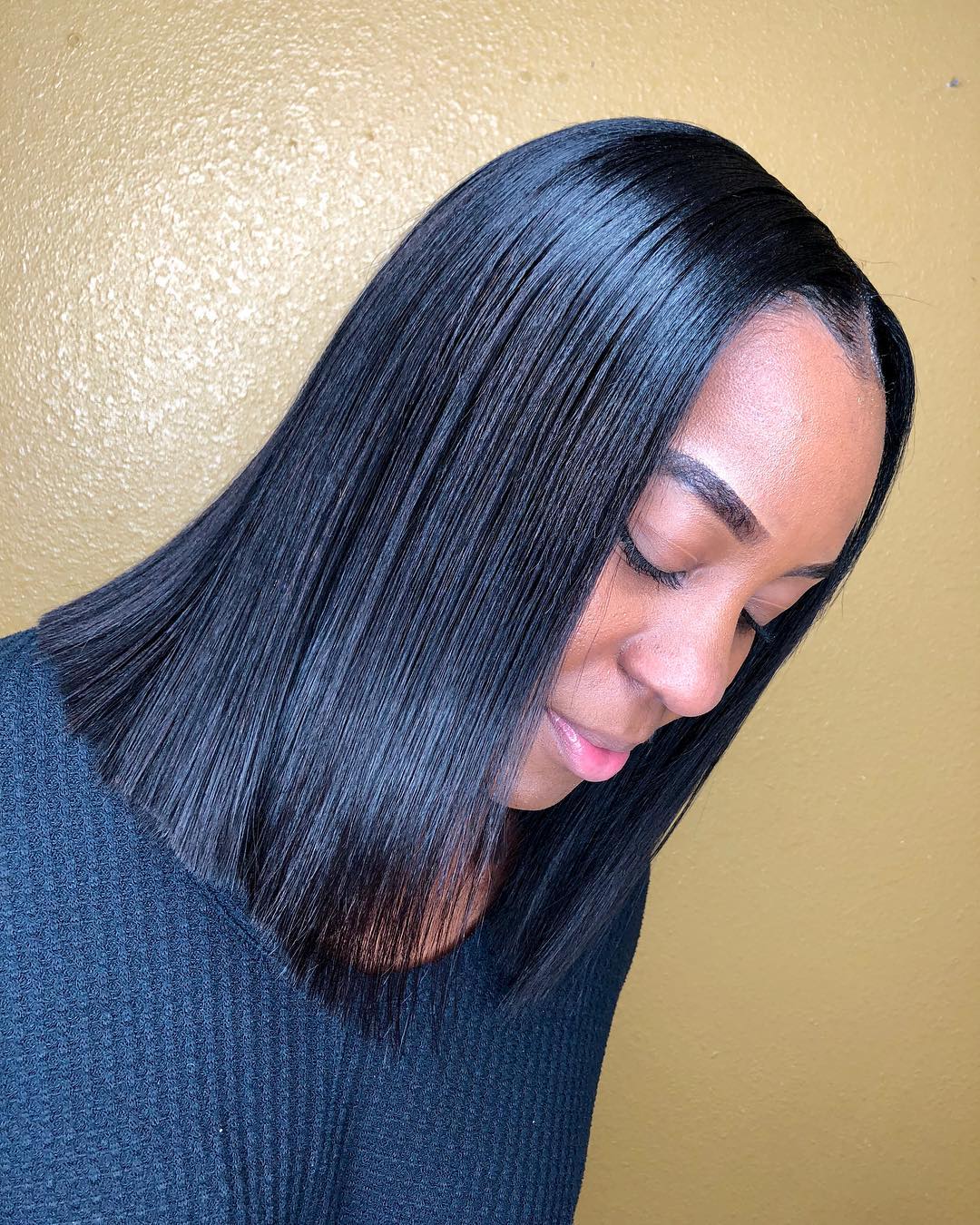 Stylish Long Bob for Black Women