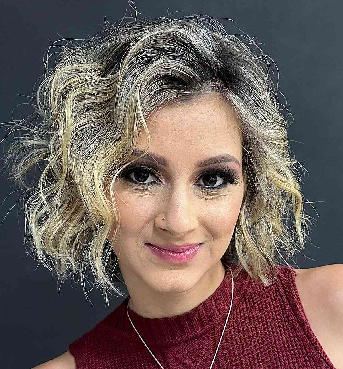 Stylish Messy Choppy Bob for Short Fine Hair