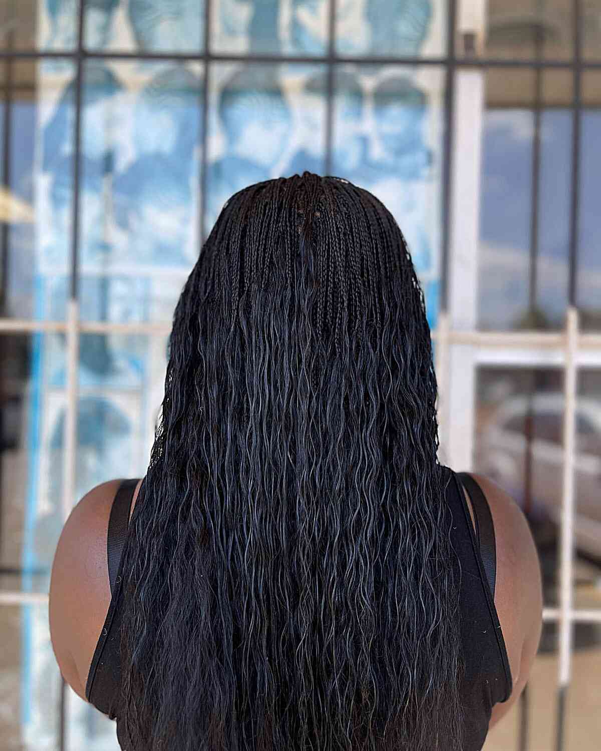 Elegant Long-Length Micro Braids with Waves