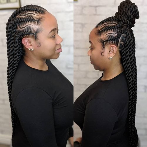 Stylish Senegalese Twists for Beautiful Long Natural Hair