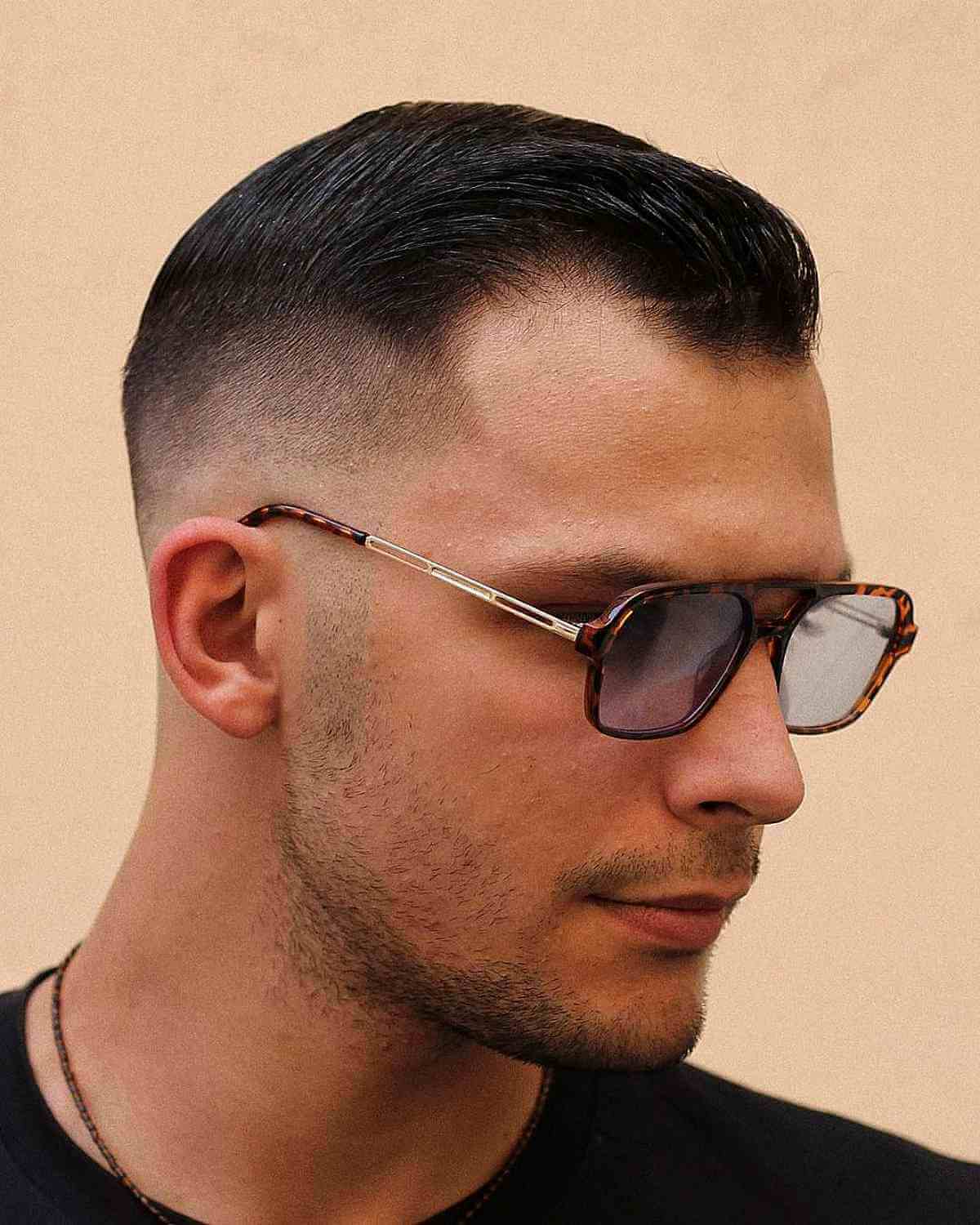 Stylish Taper Crew Cut 