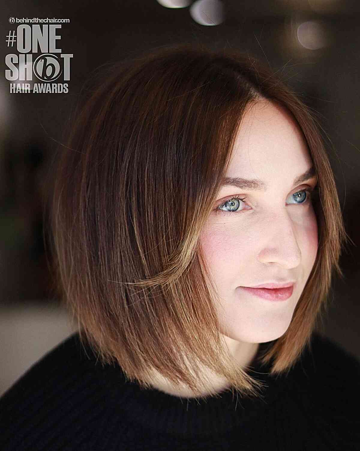 Stylish Textured Bob with Edgy Ends