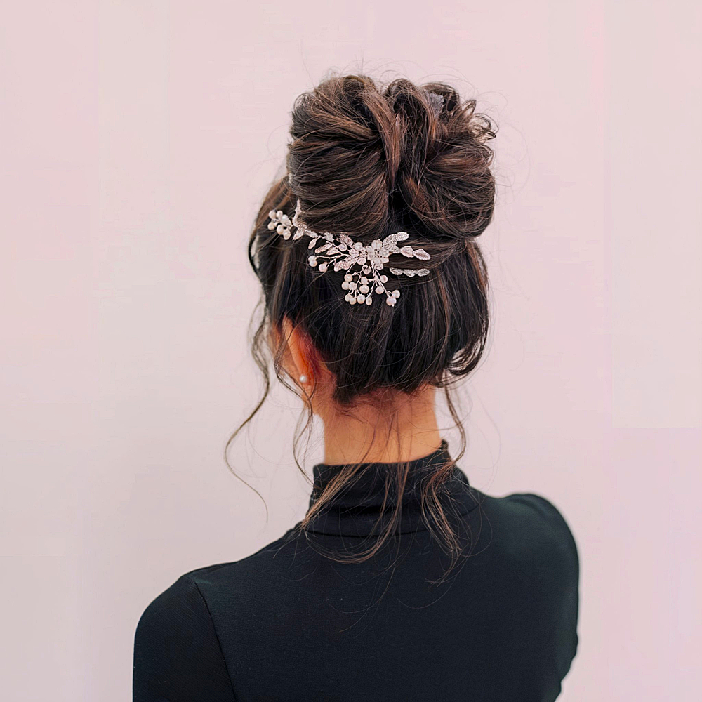 Stylish Textured Top Bun