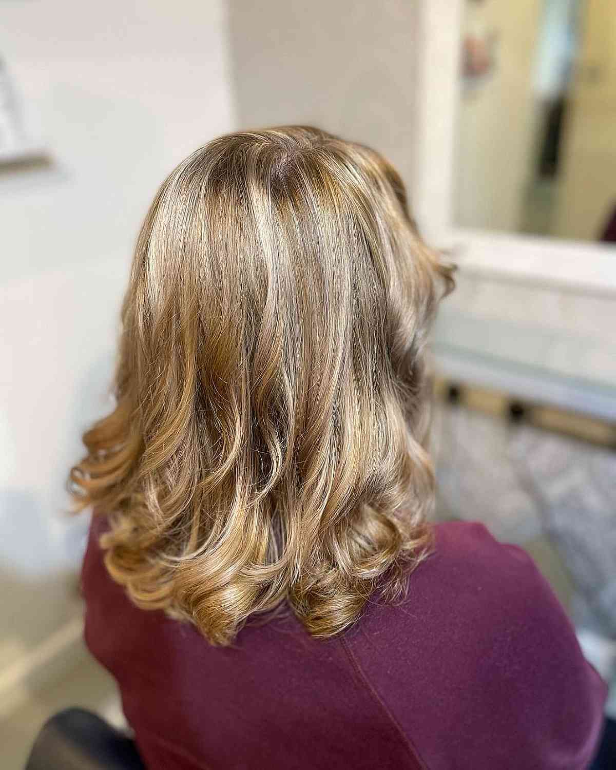 Subtle Ash Blonde Foilayage
