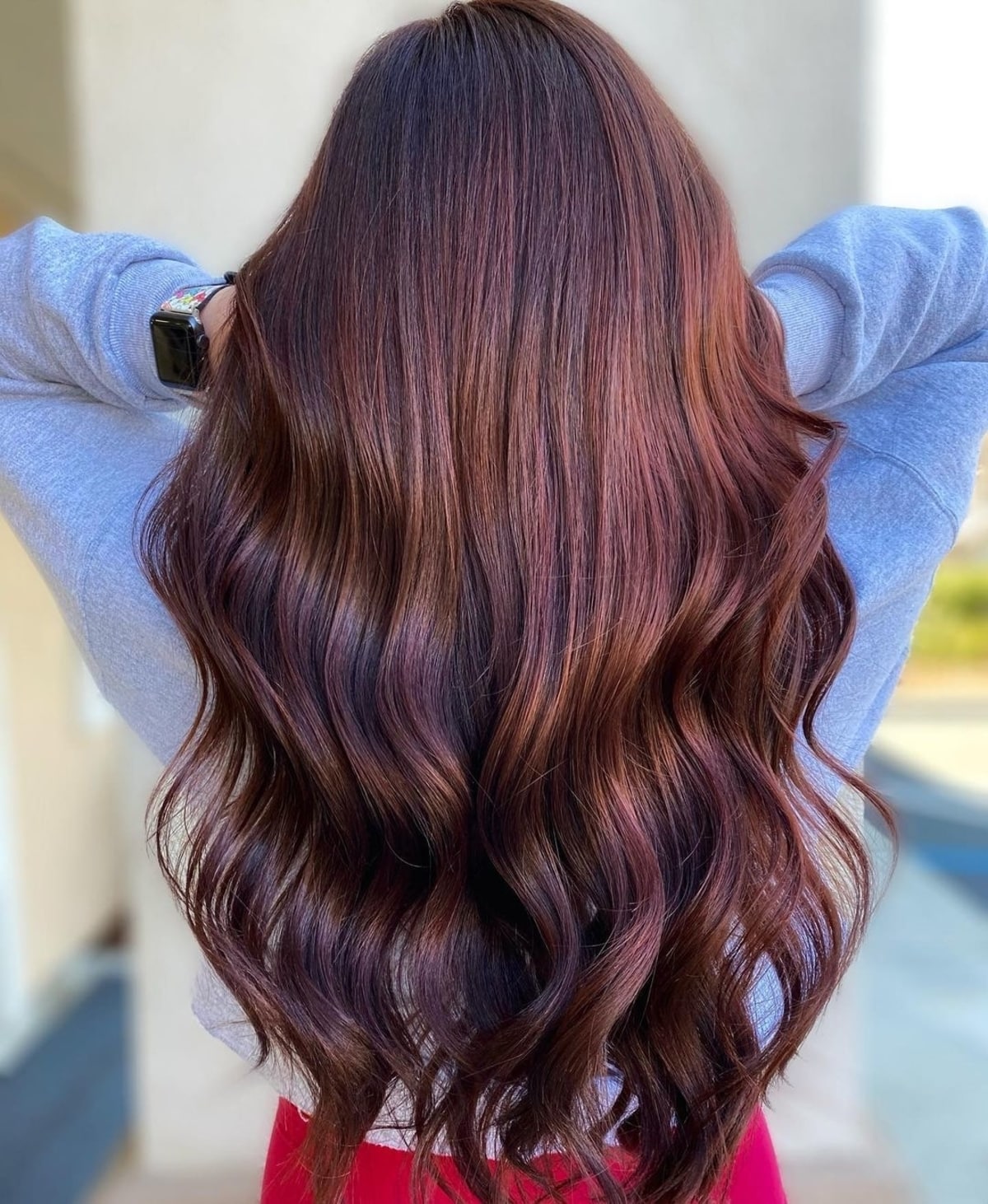 Subtle Chestnut burgundy