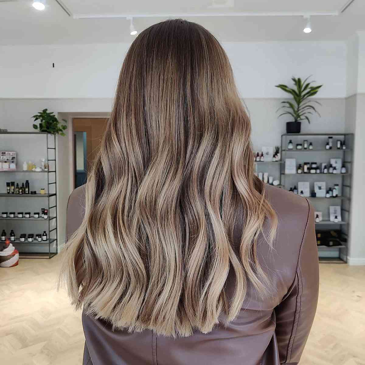 Subtle Mushroom Blonde with Shadow Roots